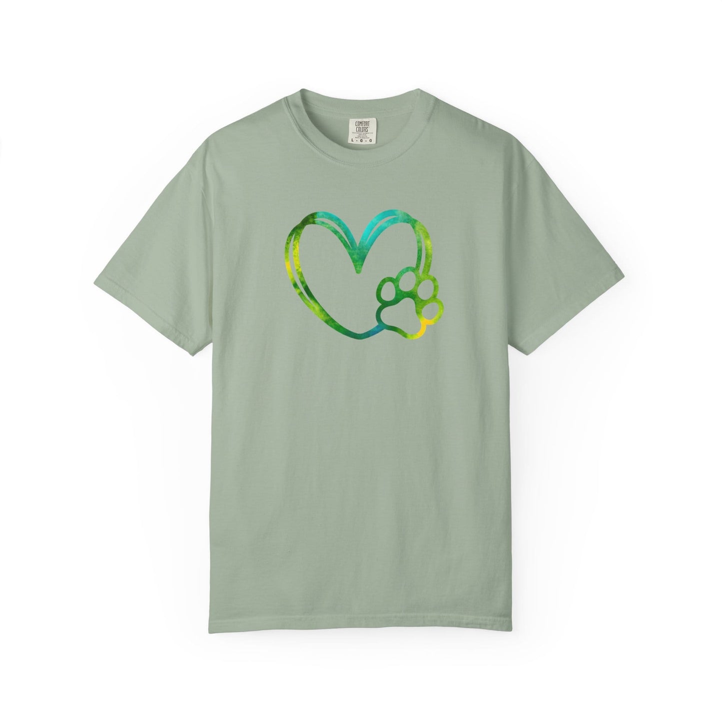 Dog Paw Heart T-Shirt