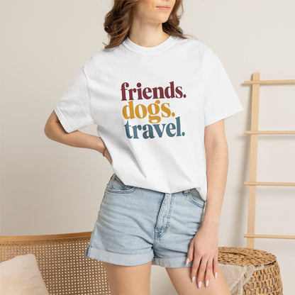 Friends Dogs Travel T-Shirt