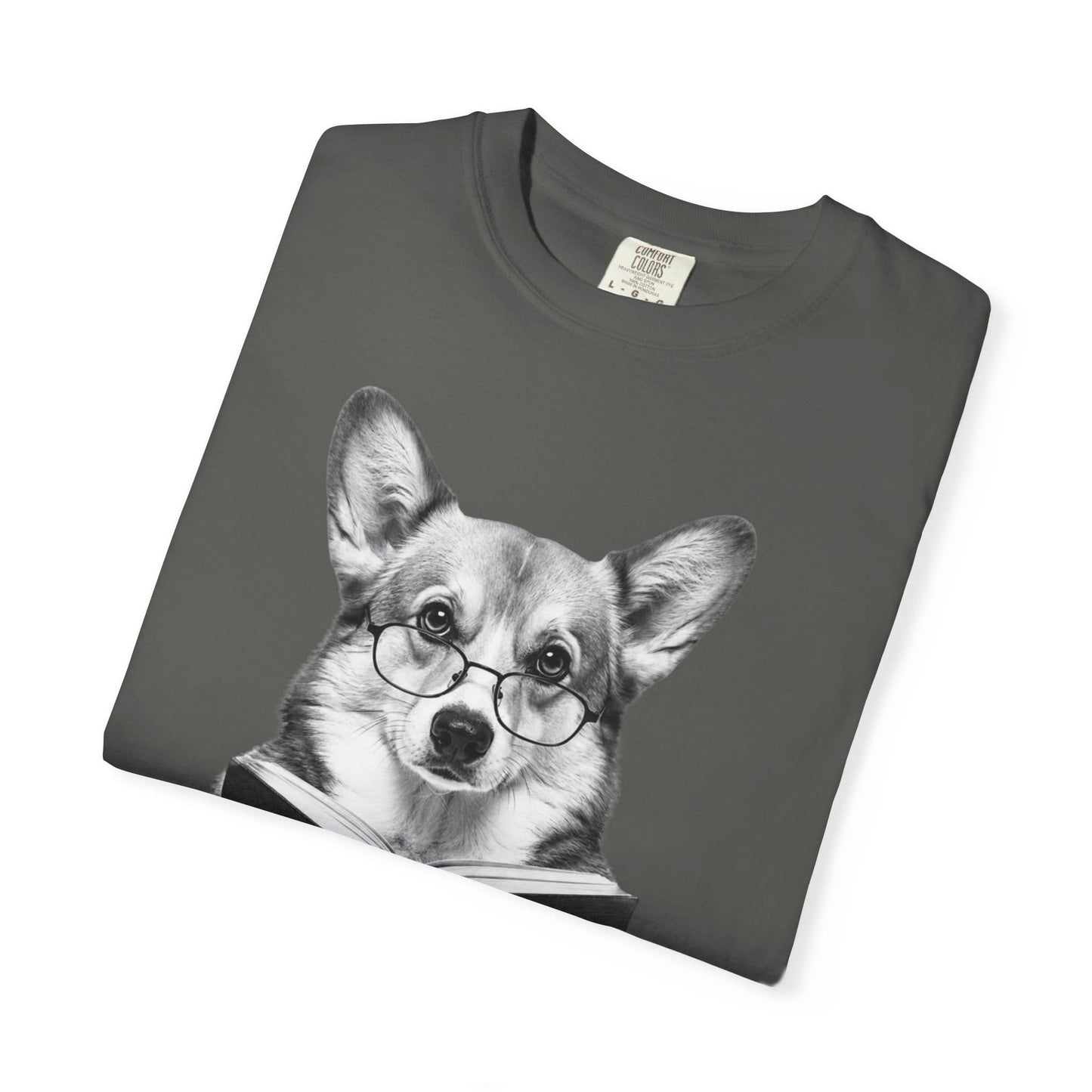 Corgi Reading T-Shirt