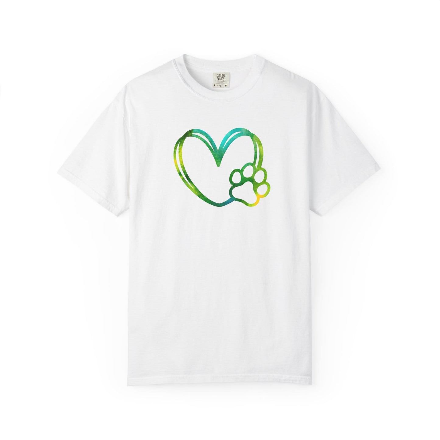 Dog Paw Heart T-Shirt