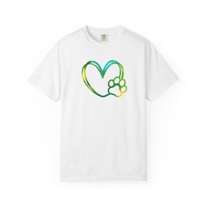 Dog Paw Heart T-Shirt