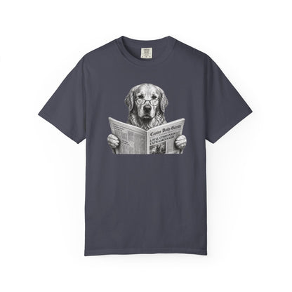 Golden Retriever Reading T-Shirt