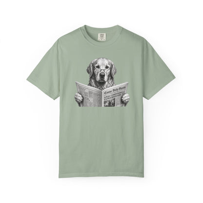 Golden Retriever Reading T-Shirt