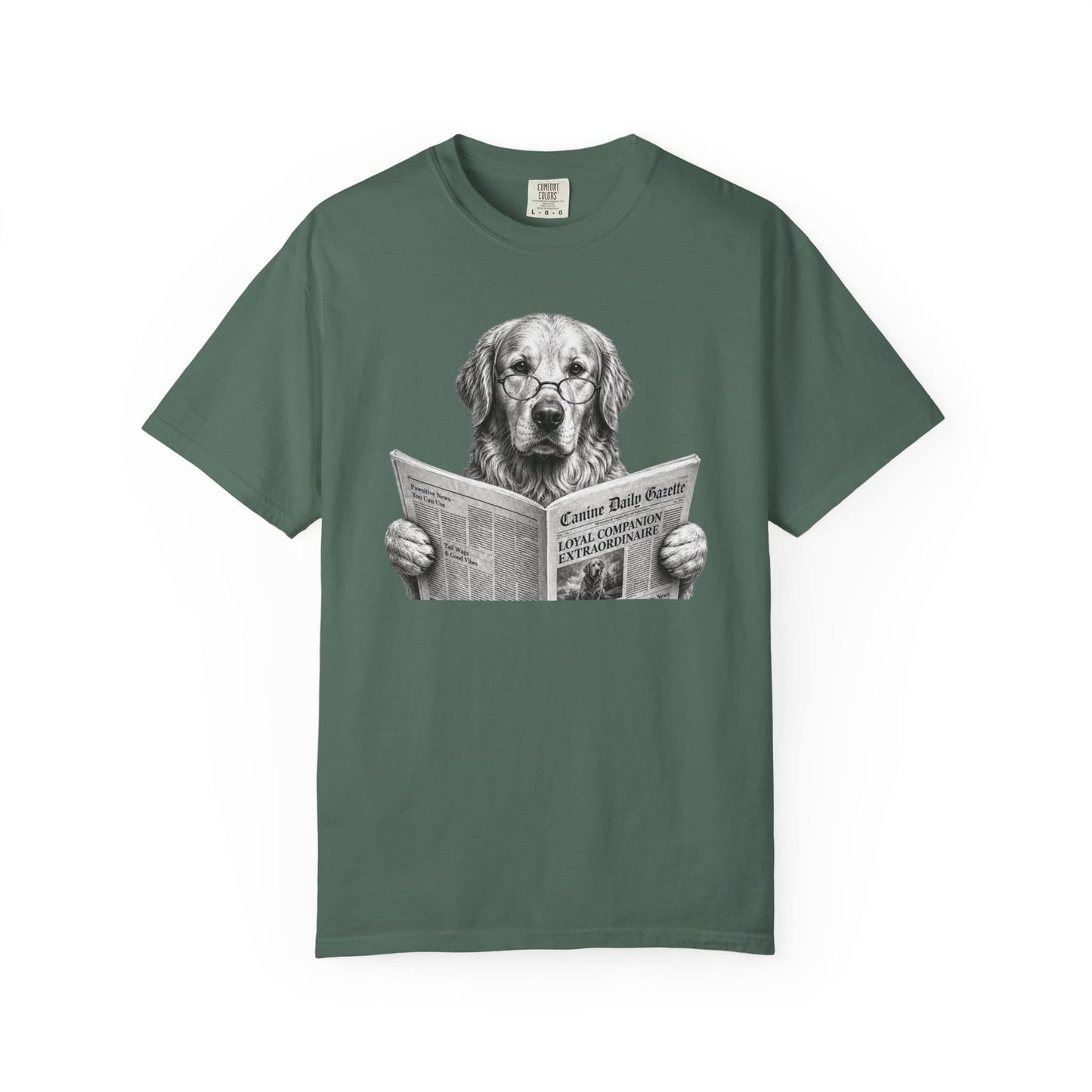 Golden Retriever Reading T-Shirt