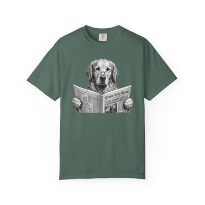 Golden Retriever Reading T-Shirt