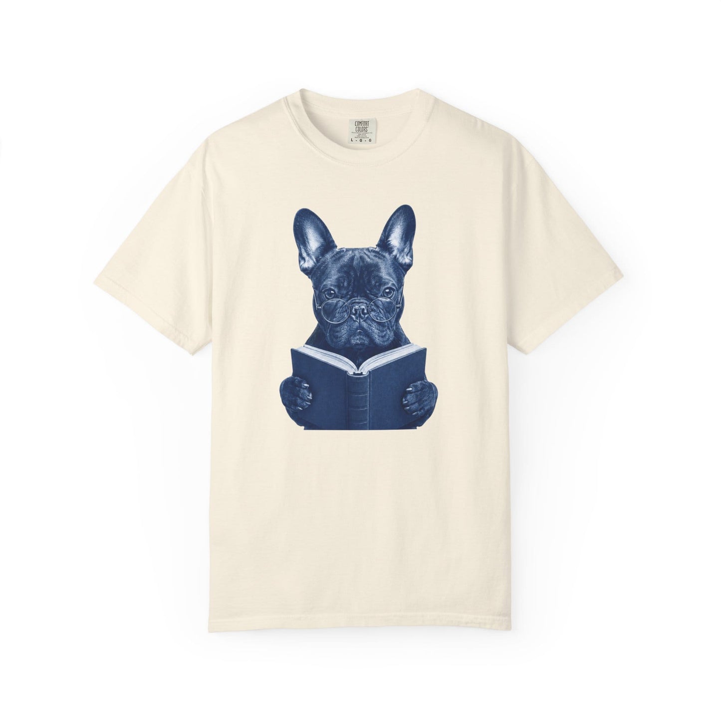 Frenchie Reading T-Shirt