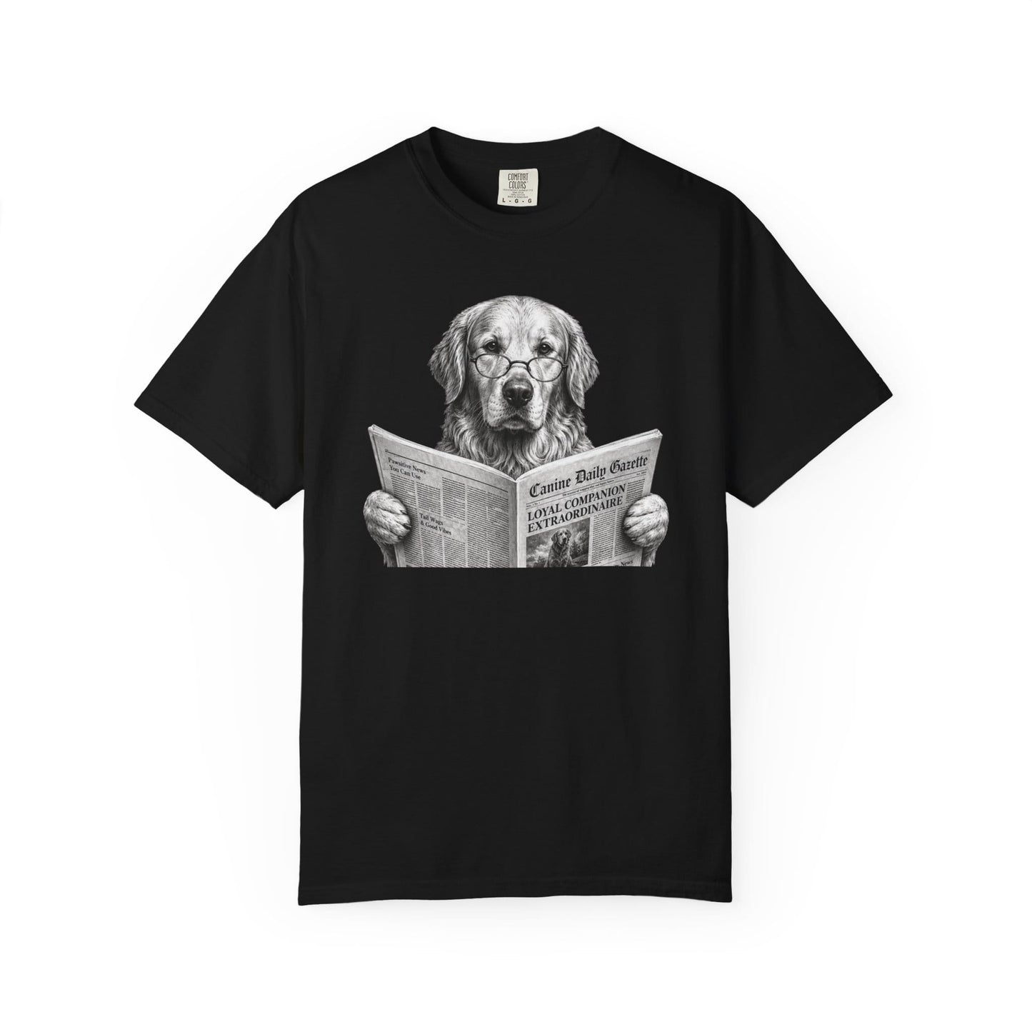 Golden Retriever Reading T-Shirt