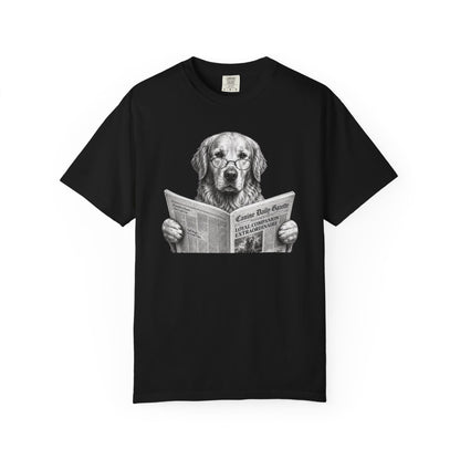 Golden Retriever Reading T-Shirt