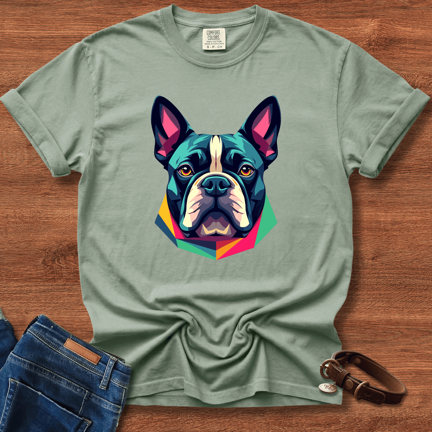 Neon Bulldog T-Shirt