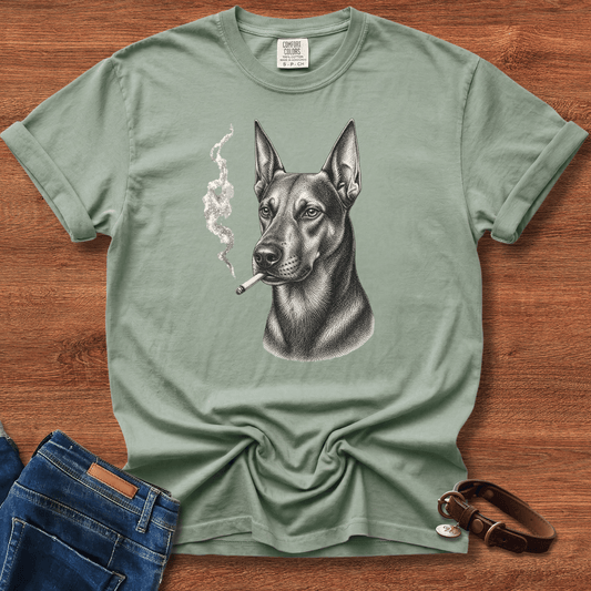 Doberman Shepherd Smoke T-Shirt