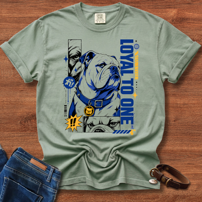Bulldog Loyal To One Manga T-Shirt