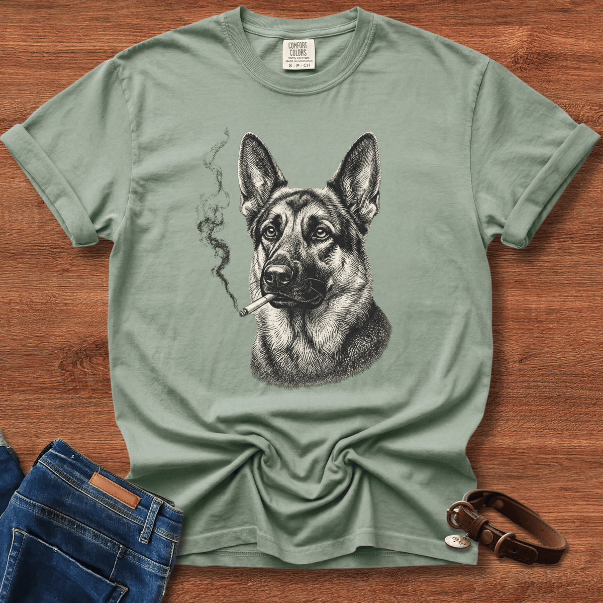 German Shepherd Smoke T-Shirt
