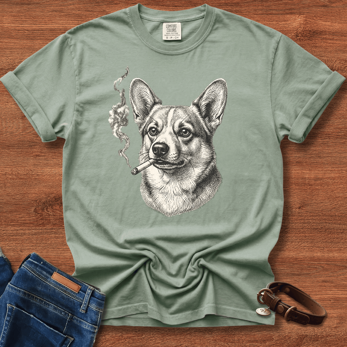 Corgi Smoke T-Shirt