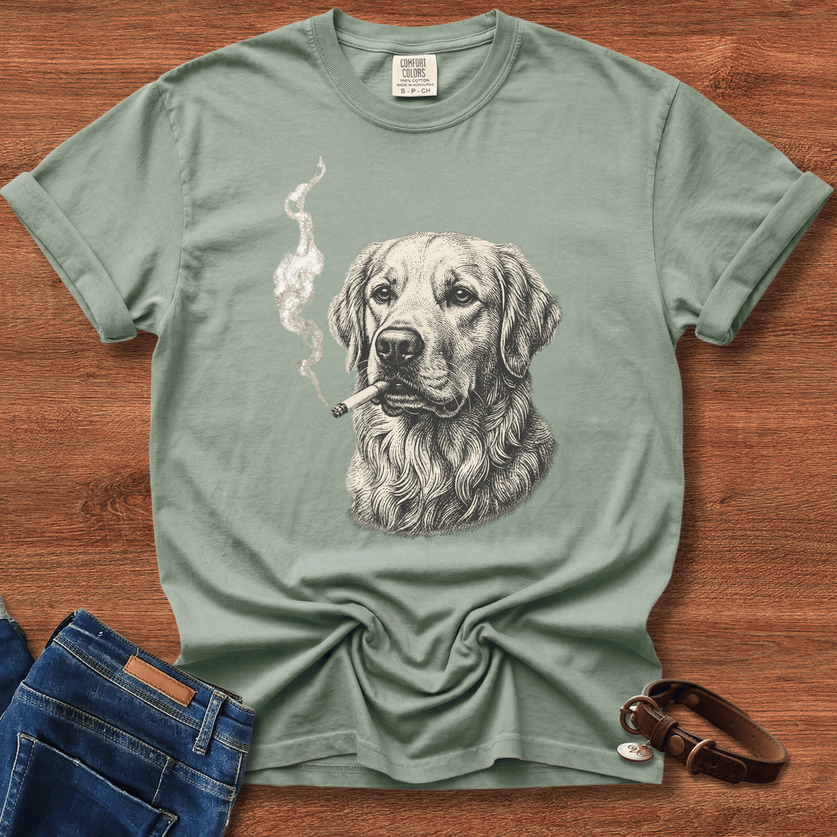 Golden Retriever Smoke T-Shirt