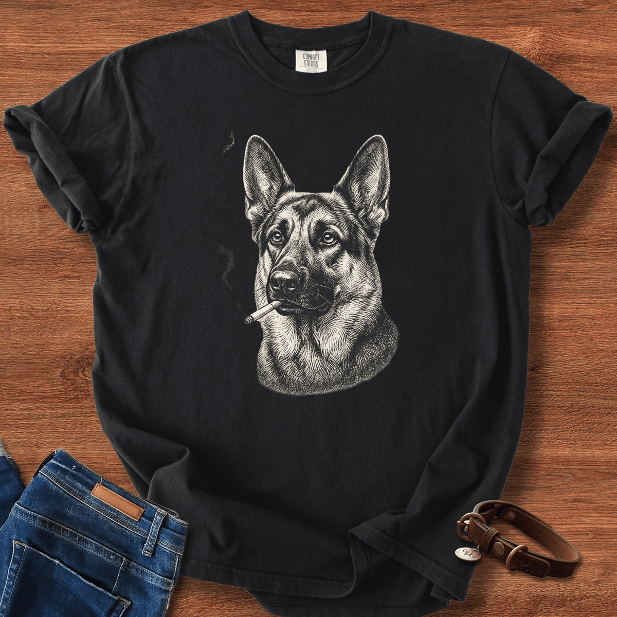 German Shepherd Smoke T-Shirt