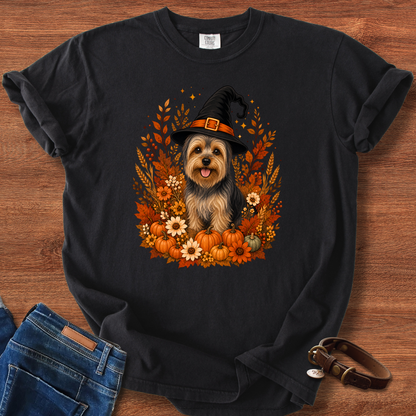 Pomeranian Halloween Witch T-Shirt