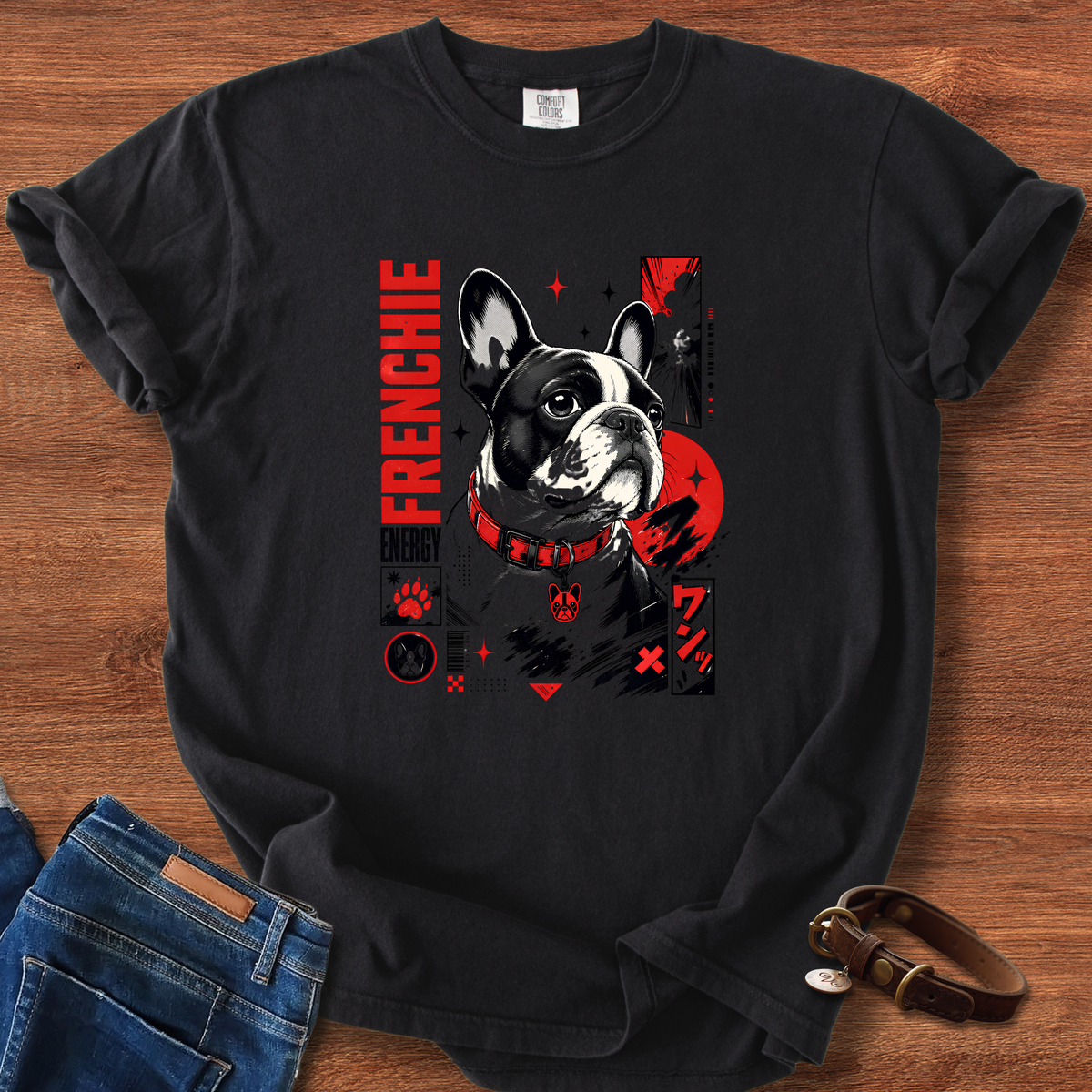 Frenchie Manga Energy Two Manga T-Shirt