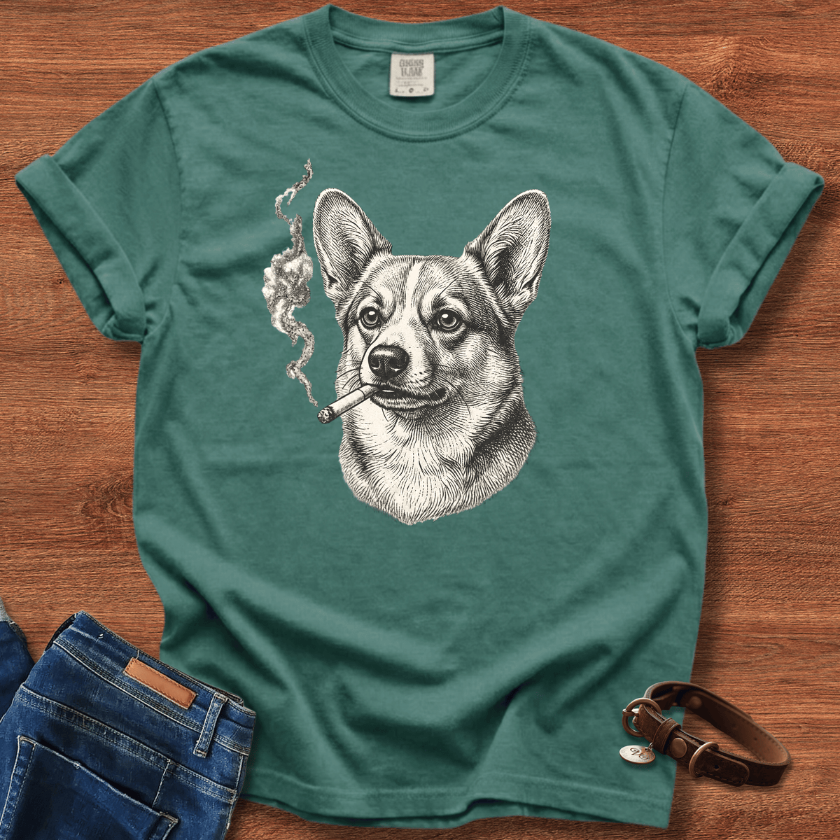 Corgi Smoke T-Shirt