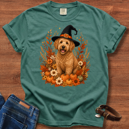 Labradoodle Halloween Witch T-Shirt