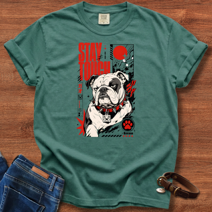 Bulldog Stay Tough Manga T-Shirt