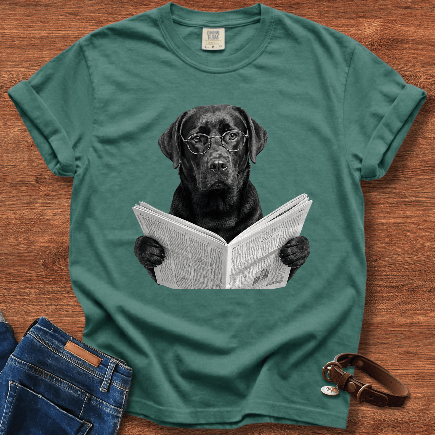Labrador Retriever Reading T-Shirt