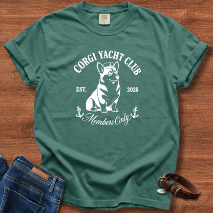 Corgi Yacht Club T-Shirt