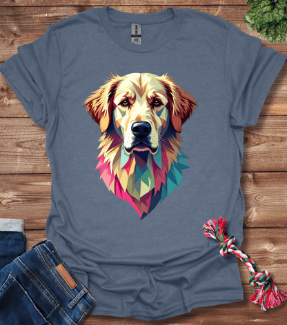 Neon Golden - Golden Retriever T-Shirt