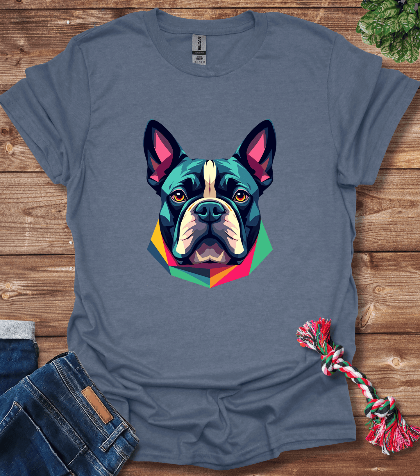 Neon Bulldog T-Shirt