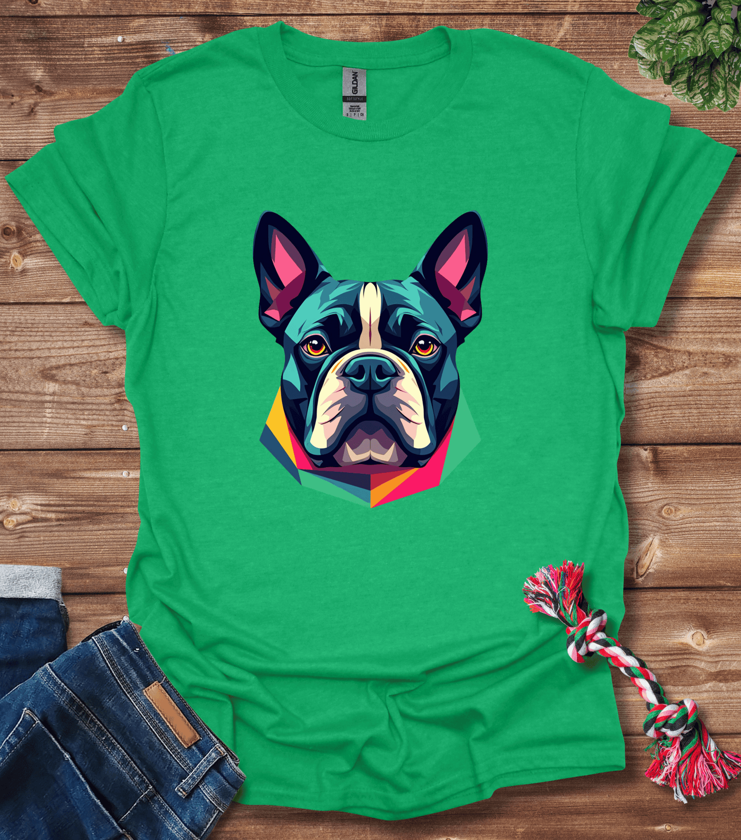 Neon Bulldog T-Shirt