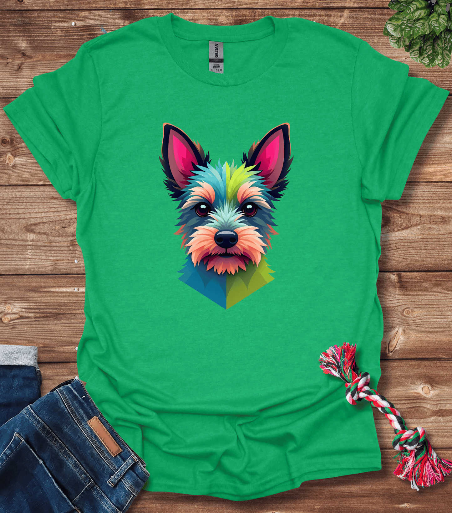 Yorkie Geometry T-Shirt