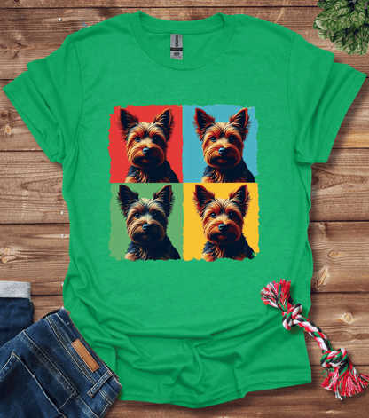 Colorful Yorkie T-Shirt