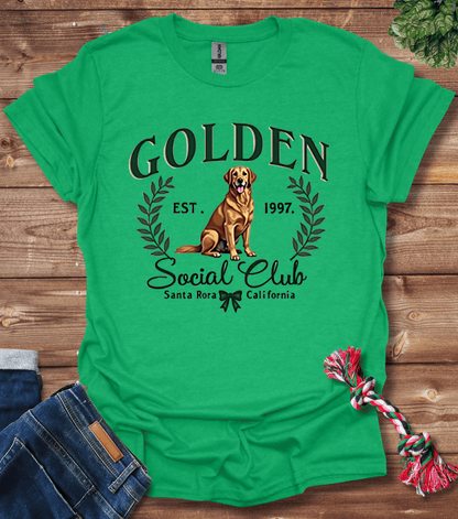 Golden Social Club - Golden Retriever T-Shirt