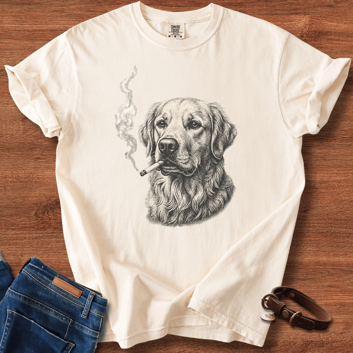 Golden Retriever Smoke T-Shirt