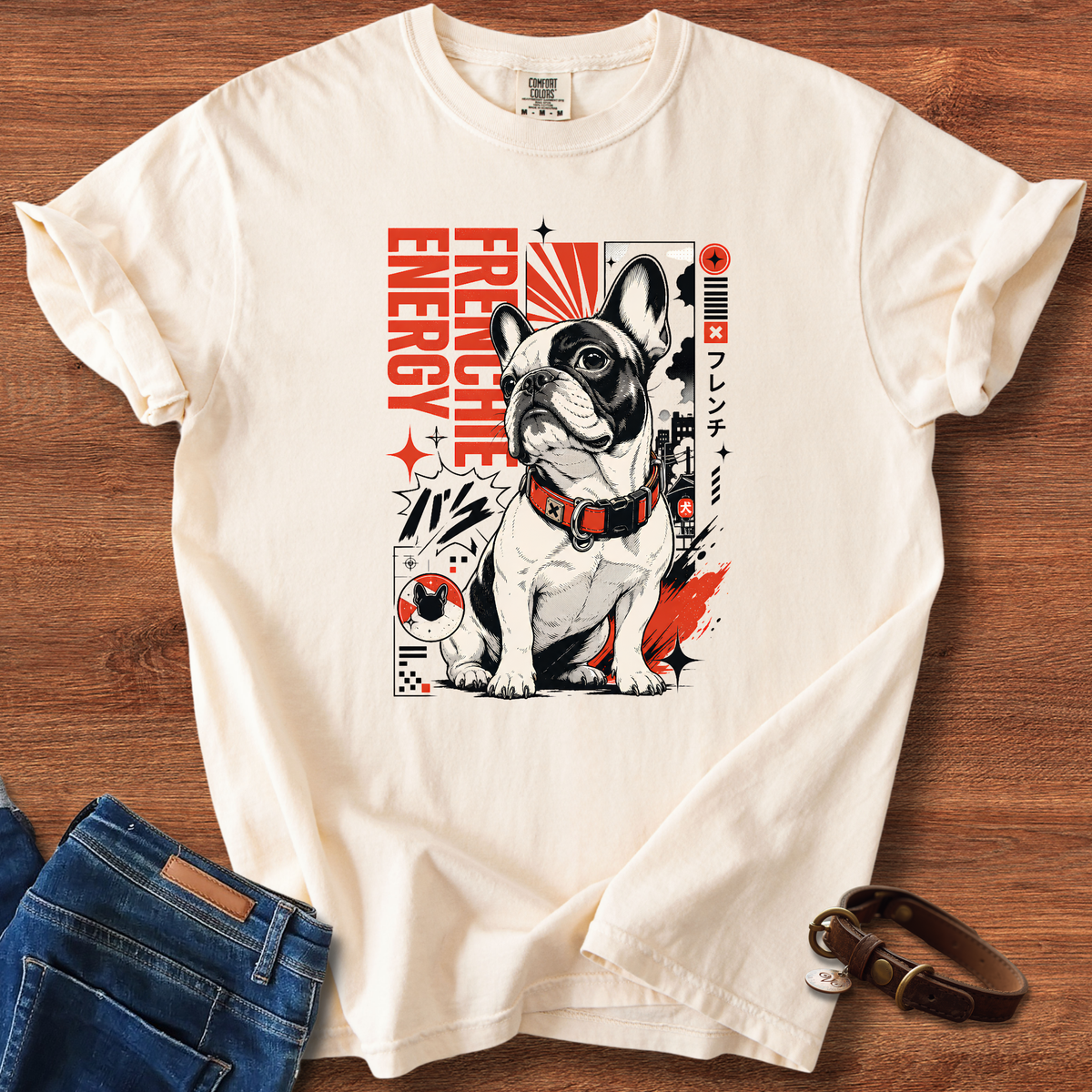 Frenchie Manga Energy T-Shirt