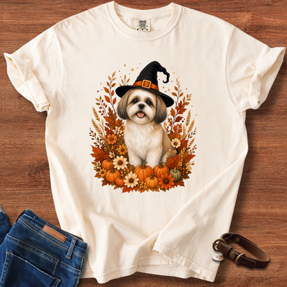 Shih Tzu Halloween Witch T-Shirt