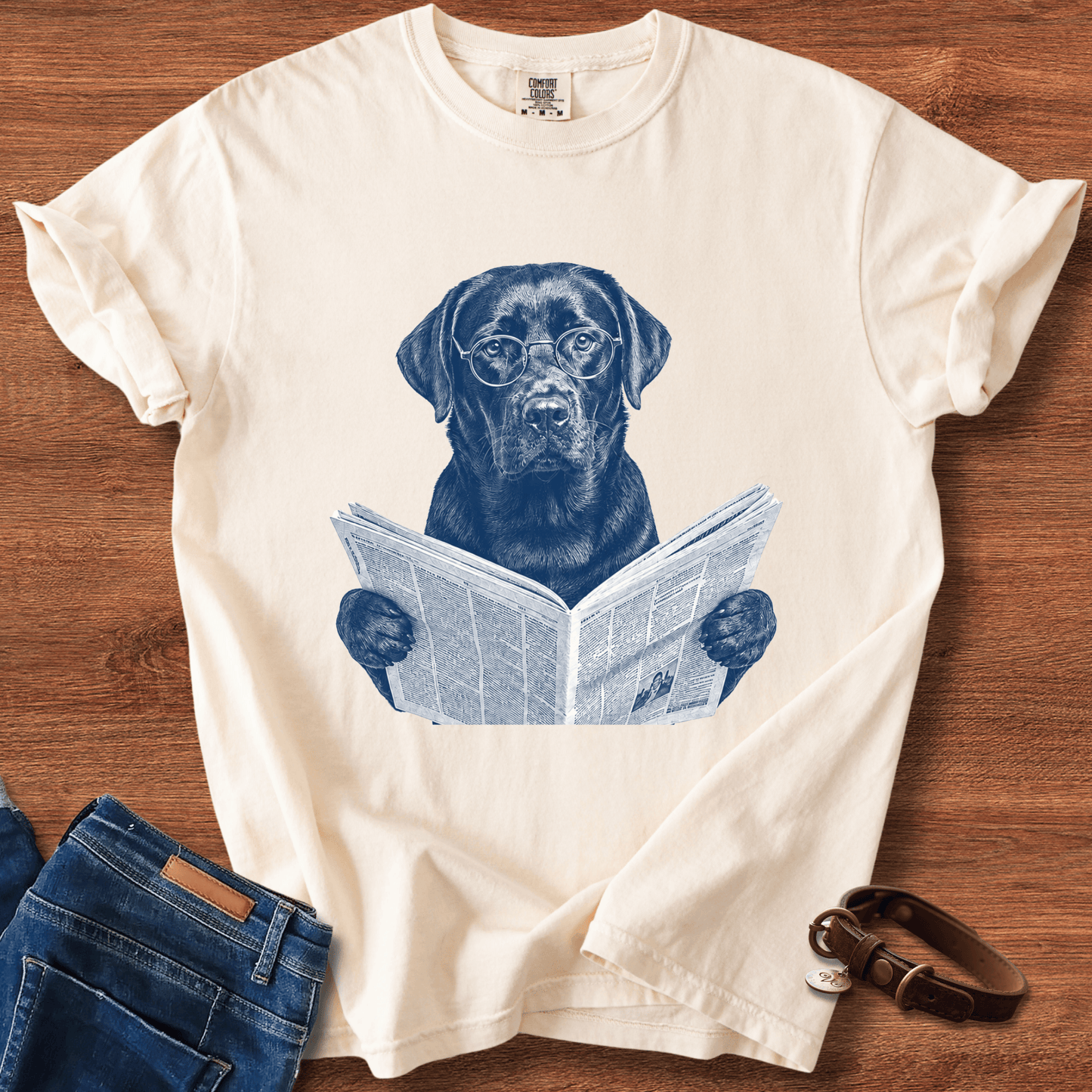 Labrador Retriever Reading T-Shirt