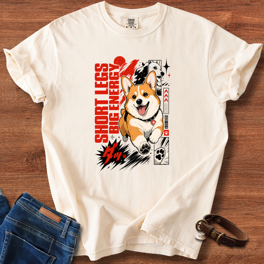 Corgi Energy Manga T-Shirt