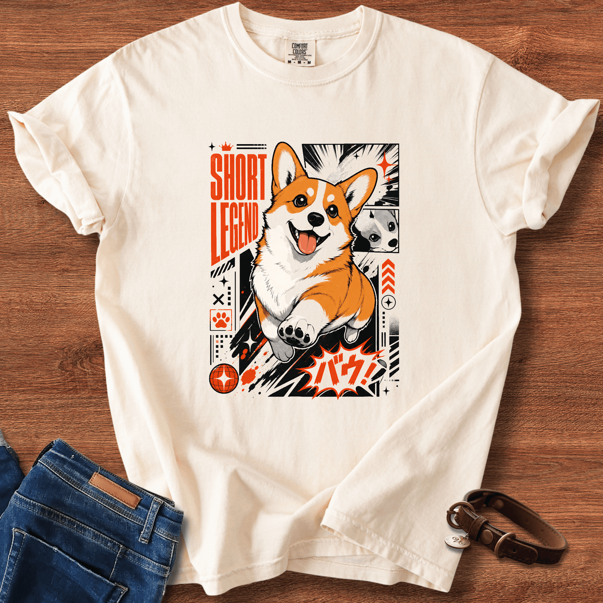 Corgi Short Legs Manga T-Shirt