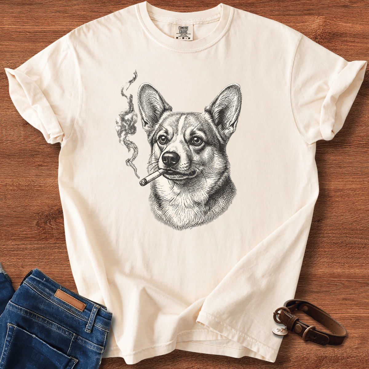 Corgi Smoke T-Shirt