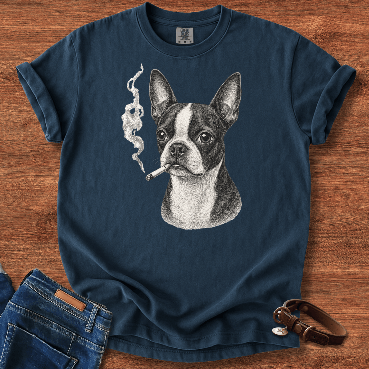 Boston Terrier Smoke T-Shirt