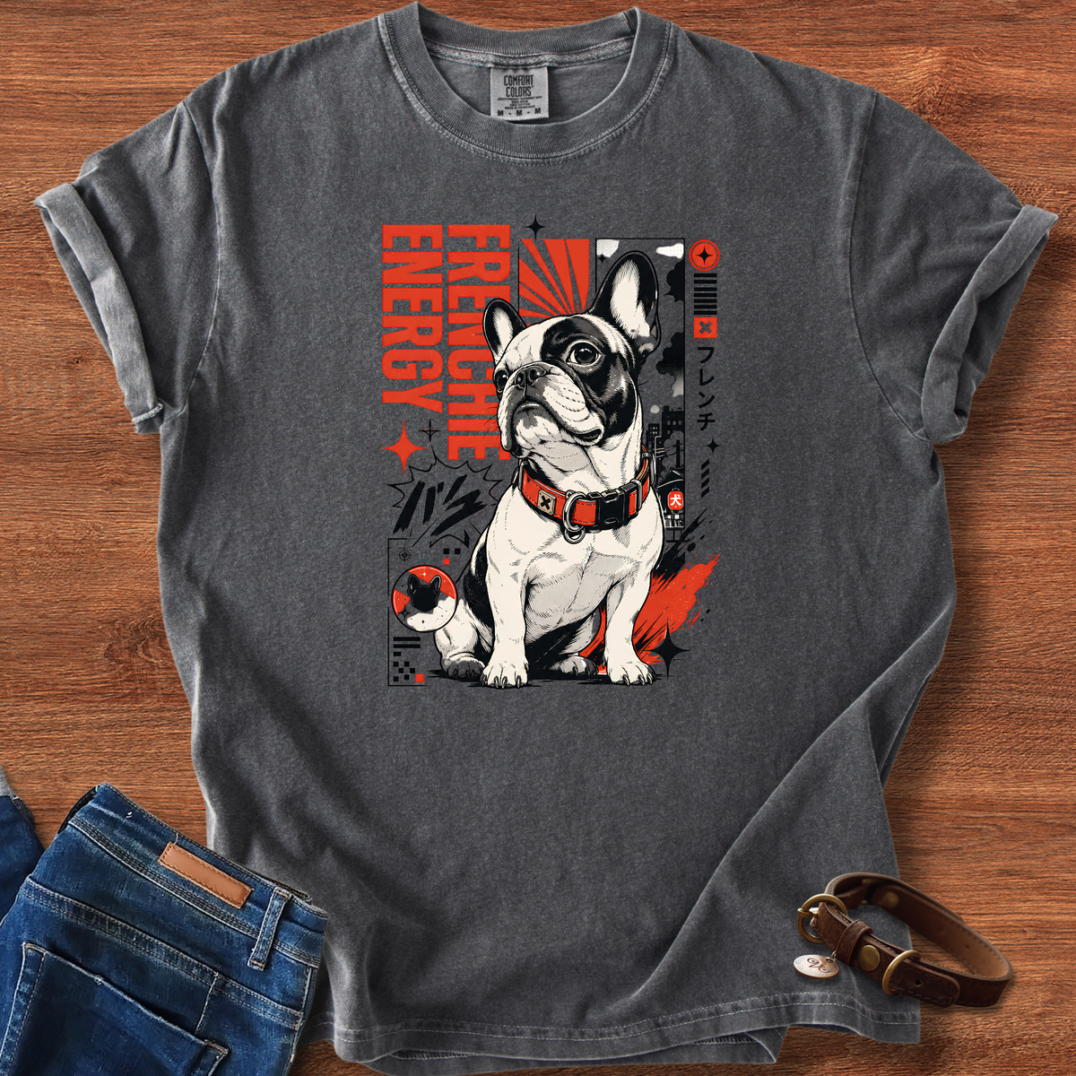 Frenchie Manga Energy T-Shirt