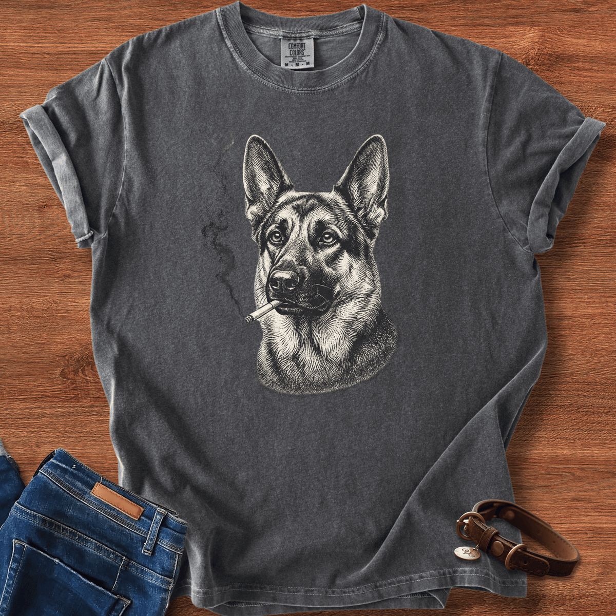 German Shepherd Smoke T-Shirt