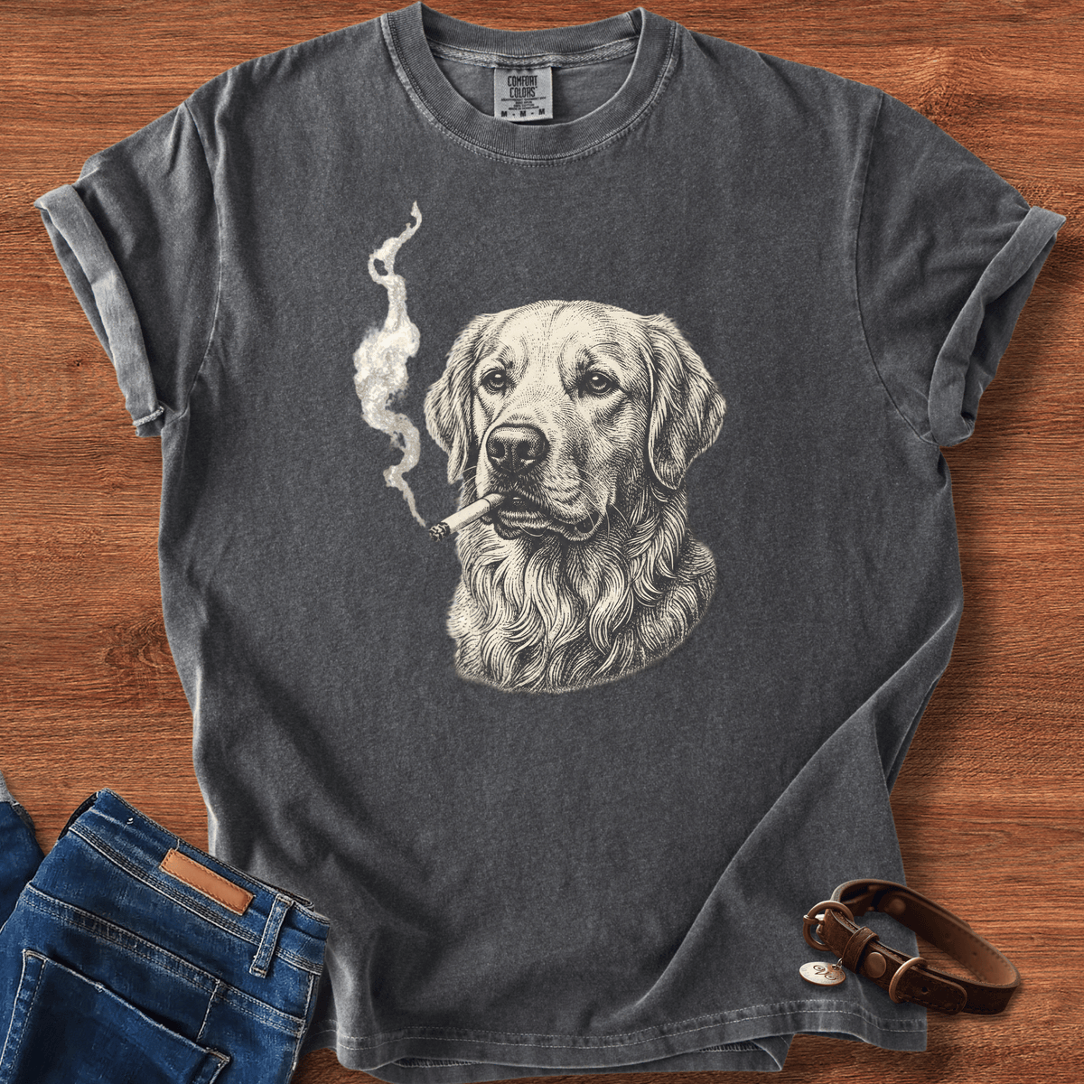 Golden Retriever Smoke T-Shirt