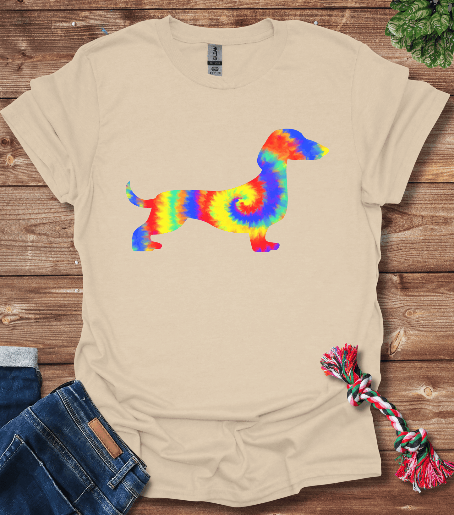 Dachshund Tie Dye T-Shirt