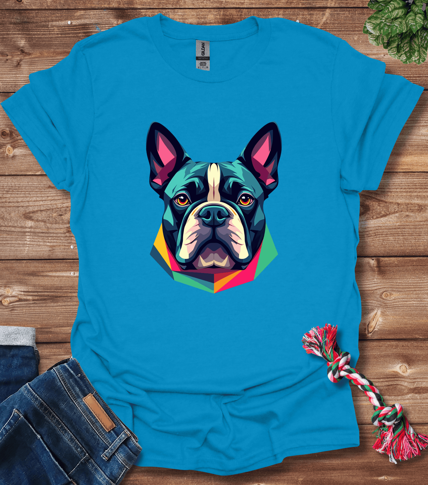 Neon Bulldog T-Shirt