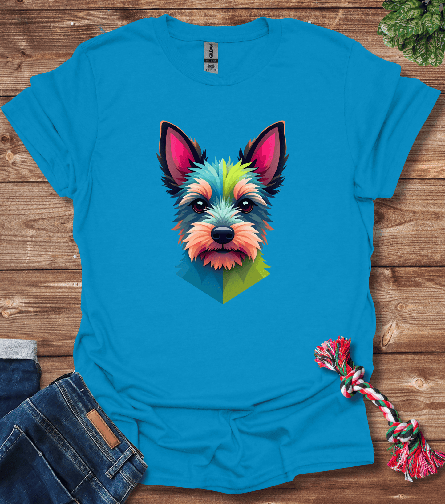 Yorkie Geometry T-Shirt