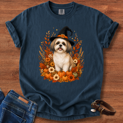 Shih Tzu Halloween Witch T-Shirt