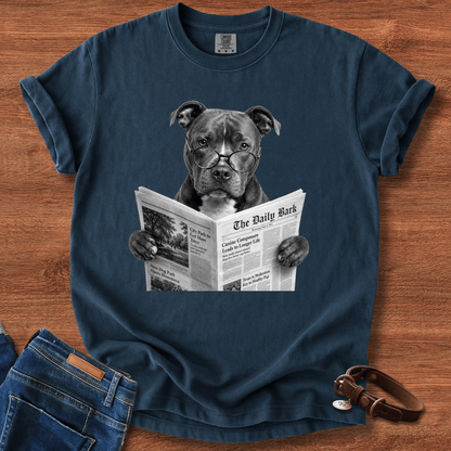 Pitty Reading - Pitbull Humor T-Shirt