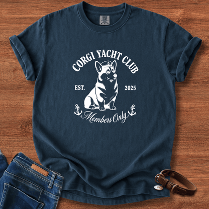 Corgi Yacht Club T-Shirt