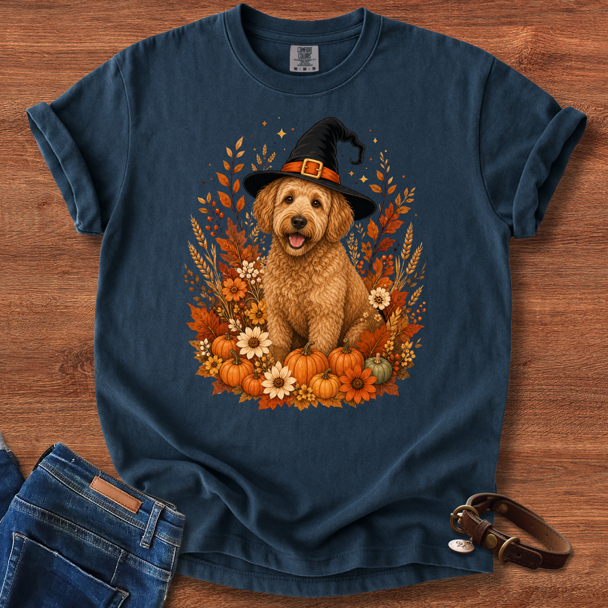 Dachshund Halloween Witch T-Shirt